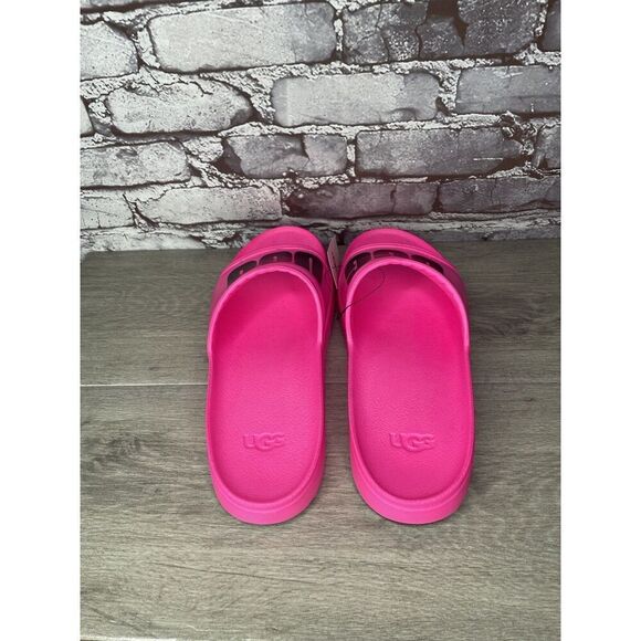 UGG WILCOX SLIDE Pink Rubber Light Waterproof Sport Sandals Men’s Sz 12M US/45EU main image 8